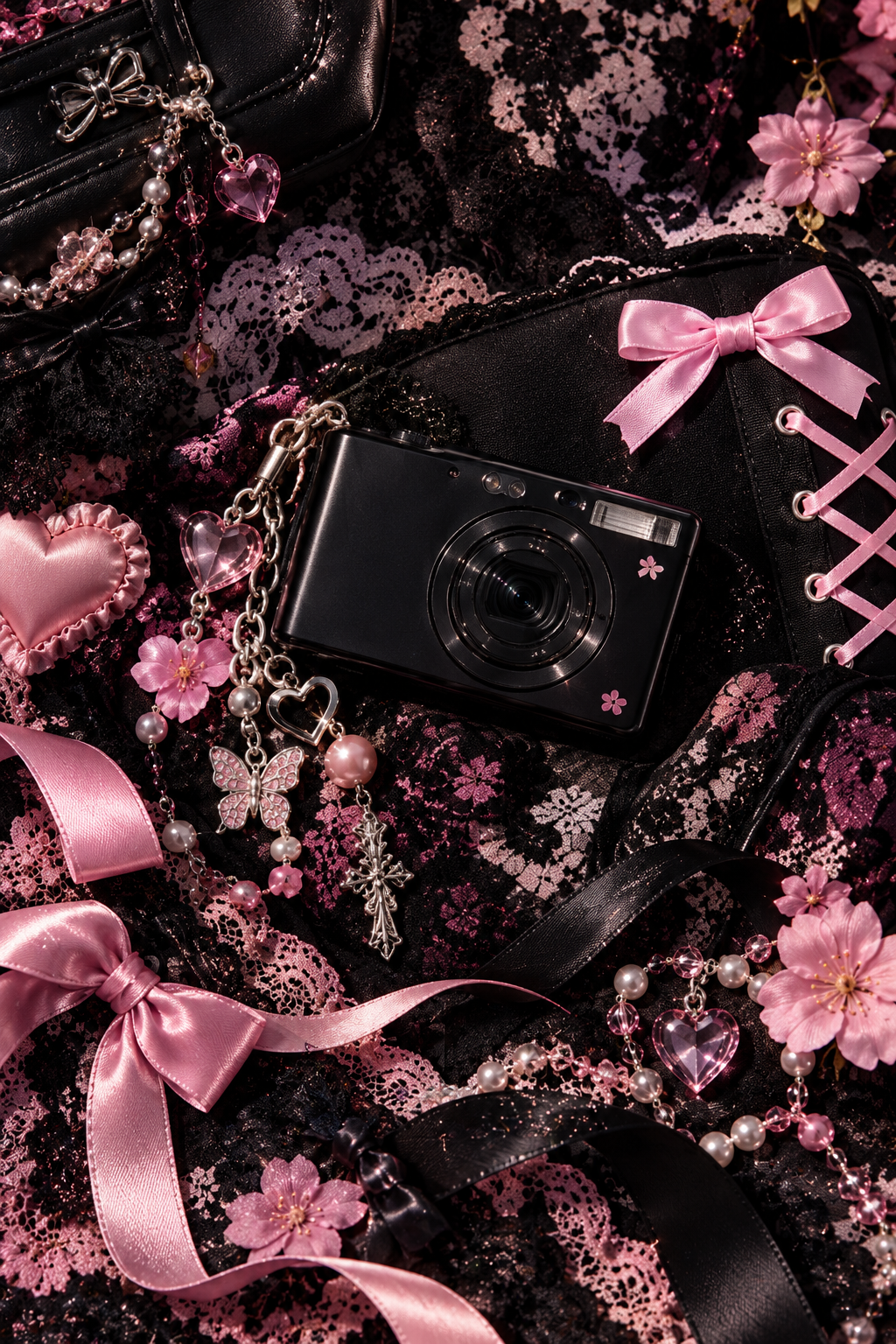 KIPORI dark Jirai Kei vintage camera collection
